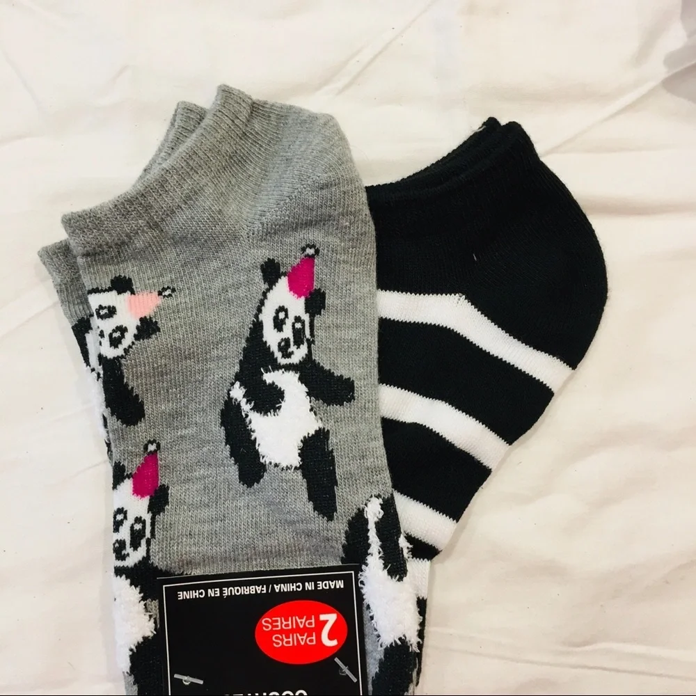 Socks PANDAS, KOWOLA, WHITE & PASTEL! 7 prs